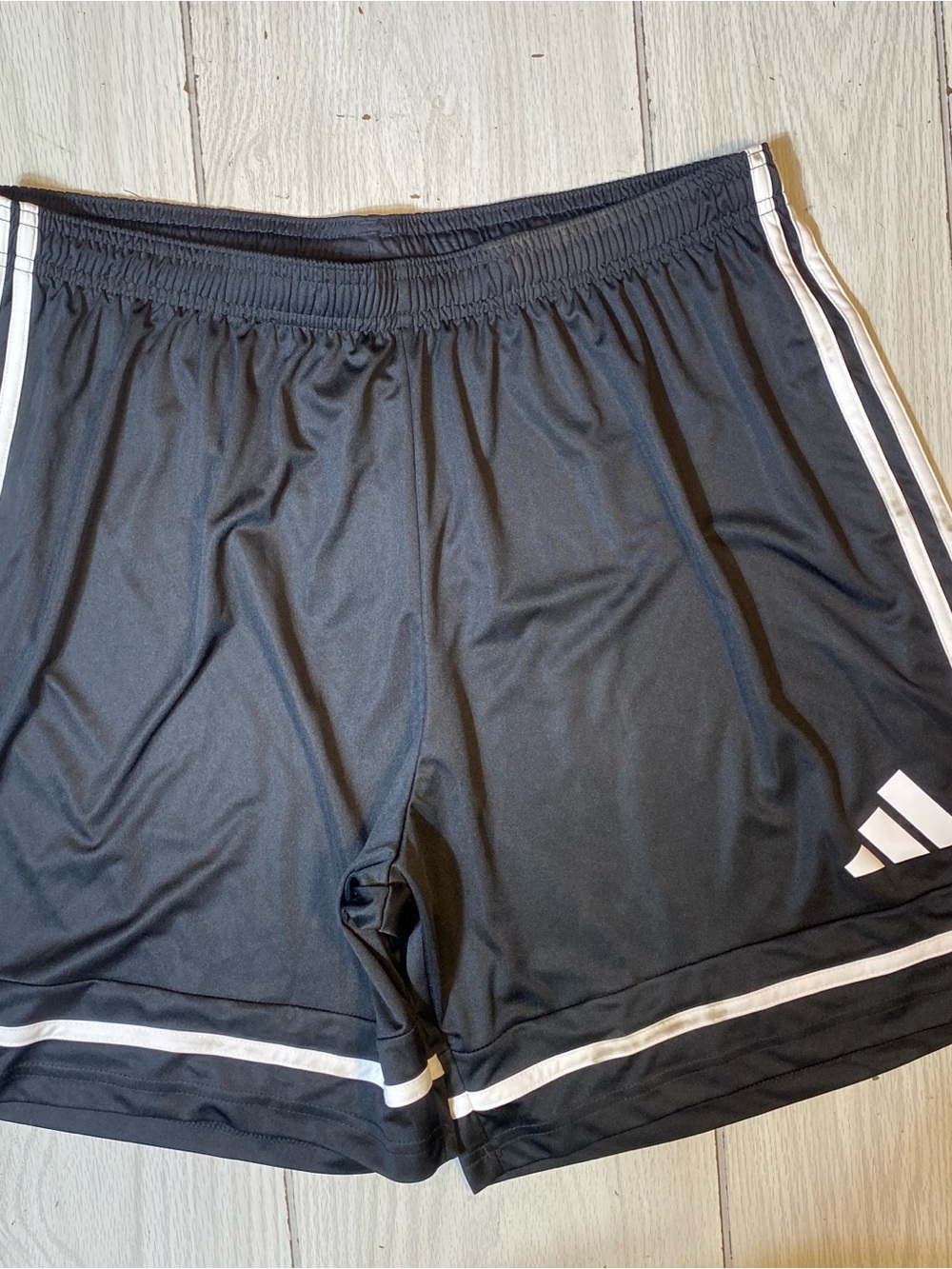 NWT Adidas Squadra 25 Men’s Soccer Shorts Black White Athletic Training XL